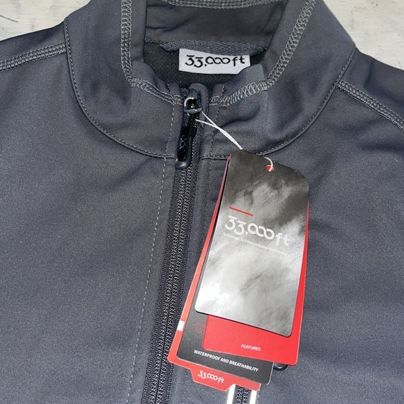 33,000ft Men's Windproof Lightweight Golf Vest Softshell Jacket | size Medium - Picture 5 of 5
